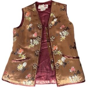 Vintage Asian Quilted Vest